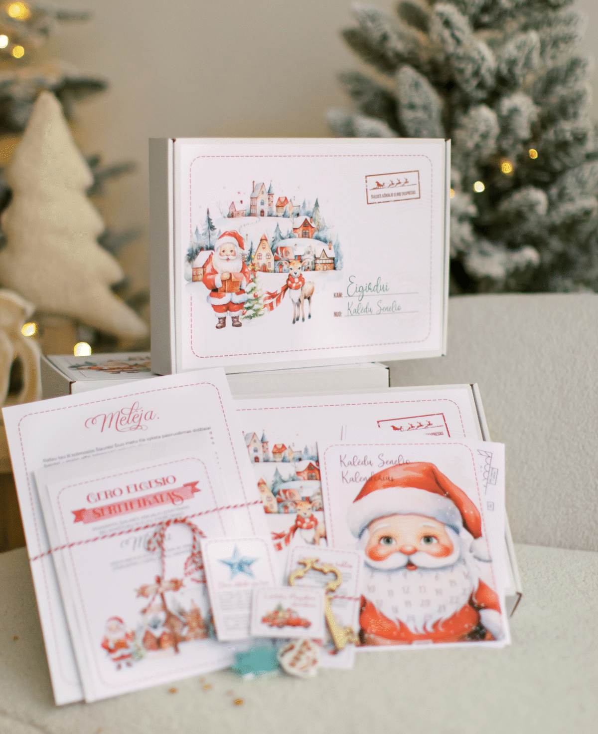 Personalizuota dėžutė nuo Kalėdų senelio