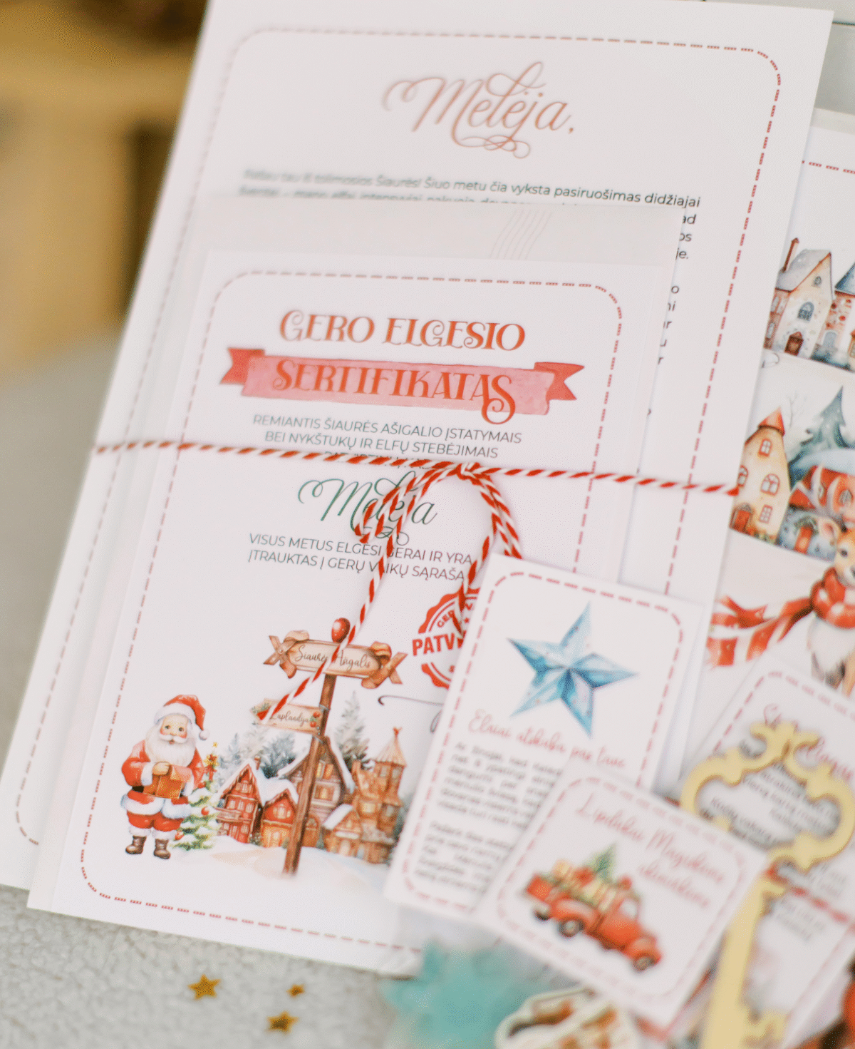 Personalizuota dėžutė nuo Kalėdų senelio