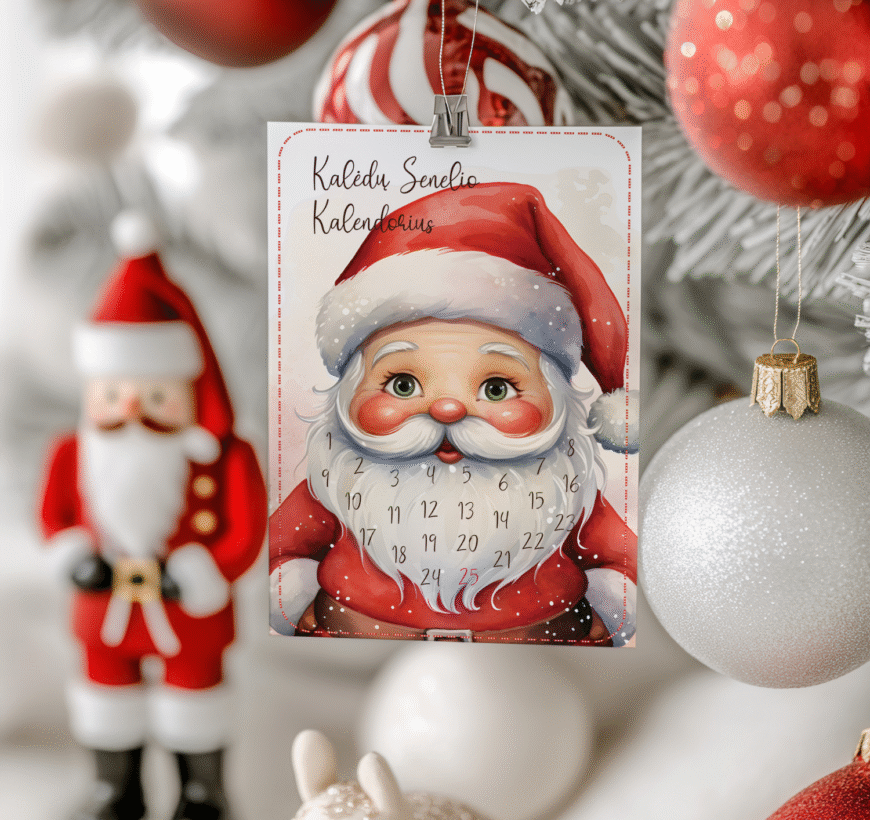 Personalizuotas laiškas nuo Kalėdų Senelio