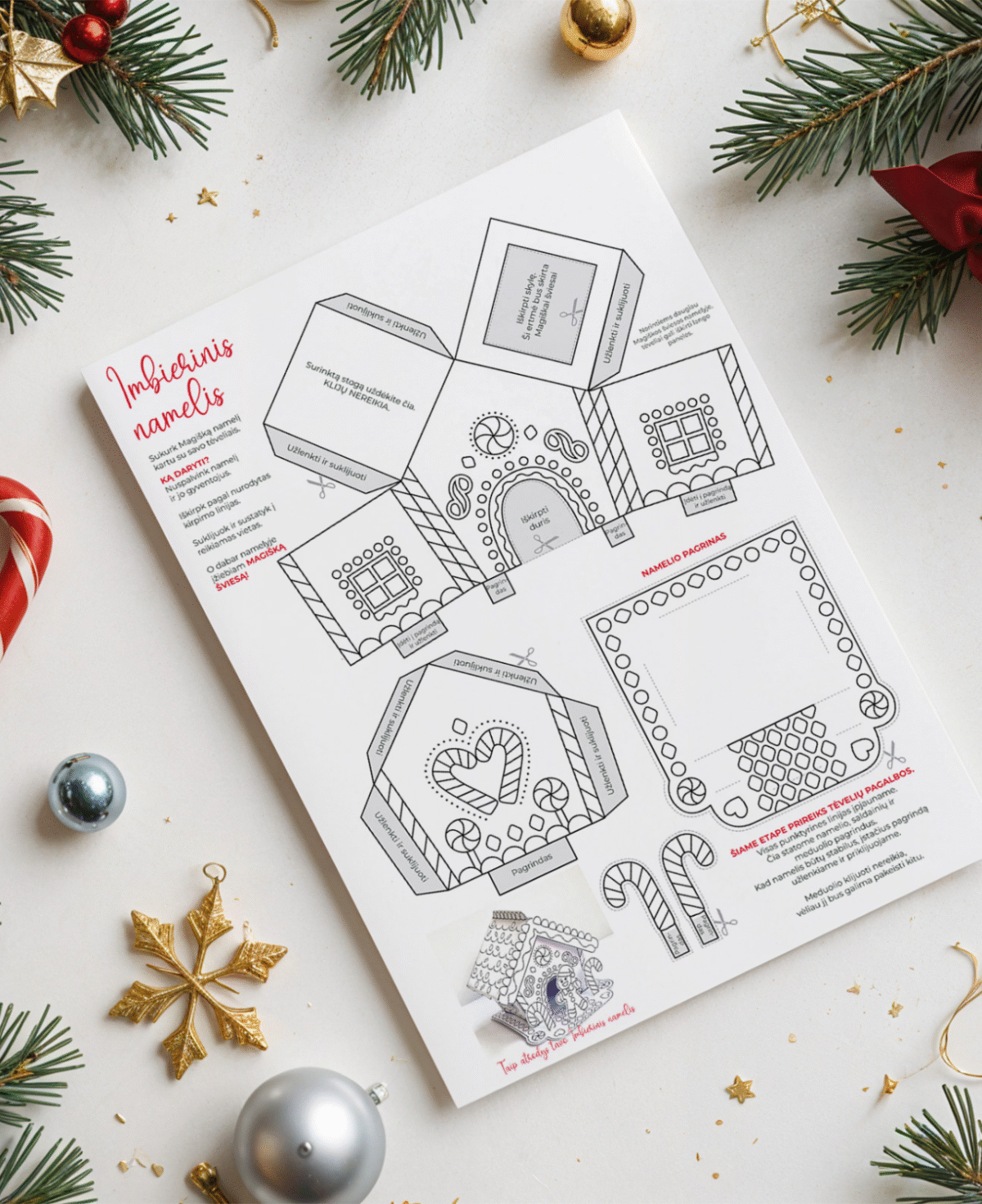 Personalizuota dėžutė nuo Kalėdų senelio